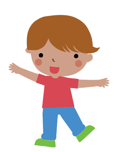 Cartoon Boy in jeans